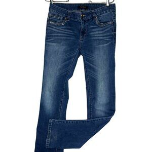 White House Black Market Glamorous Denim Jeans Jewel Embellished, Size 4R
